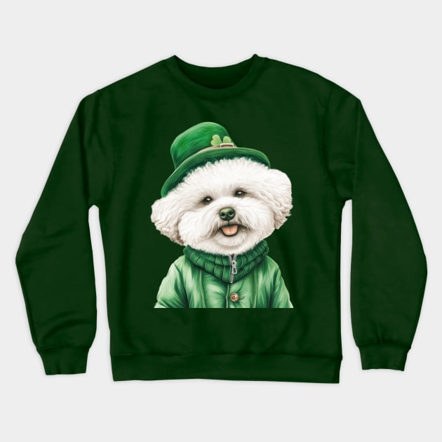 Pup O' the Mornin Crewneck Sweatshirt by TooplesArt